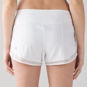 Lululemon Mind Over Miles Short 3.5" Inseam White Size 2